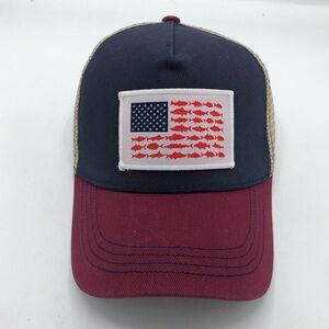American Fish Flag Trucker Hat